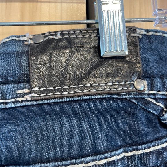 Women's Vigoss Blue The Chelsea Flare Jeans 9/10 - Picture 9 of 10